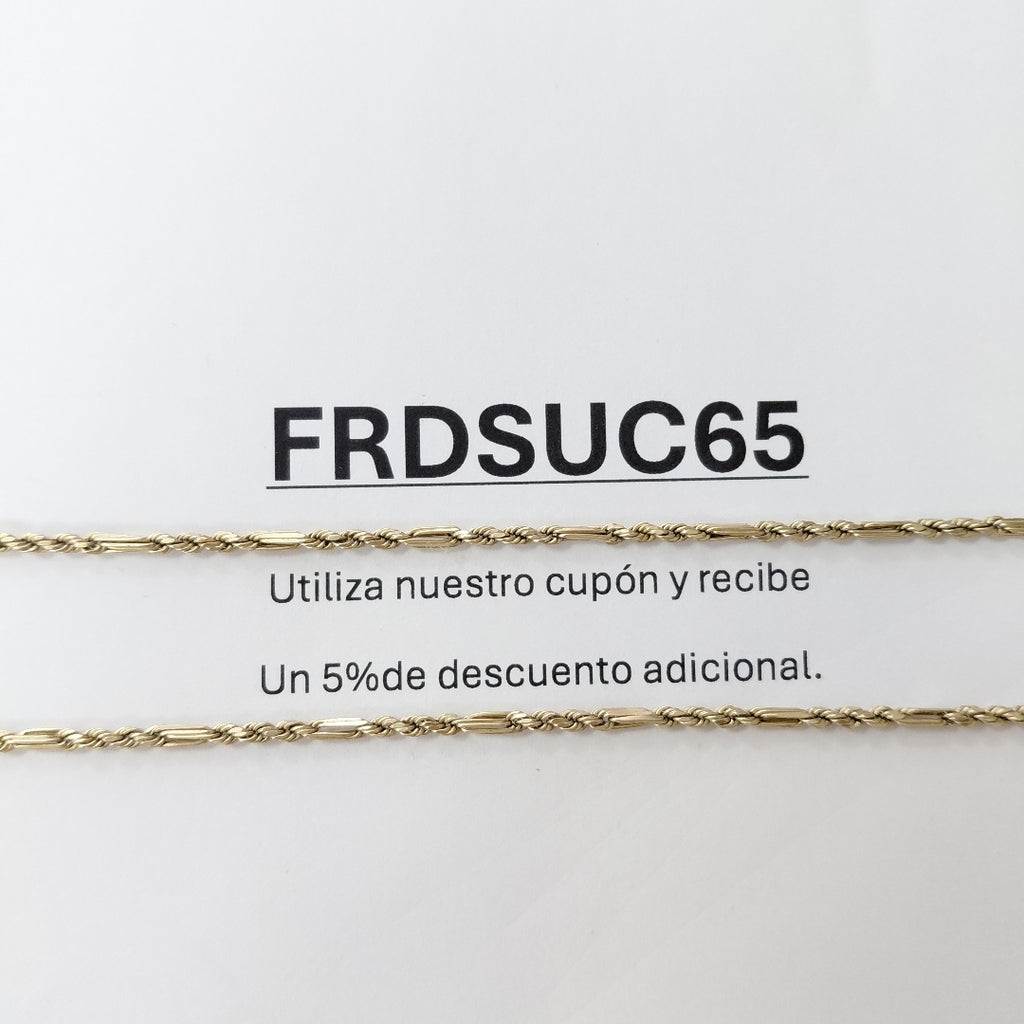 CADENA ORO 8 K 3.3 GRMS (SEMINUEVO)