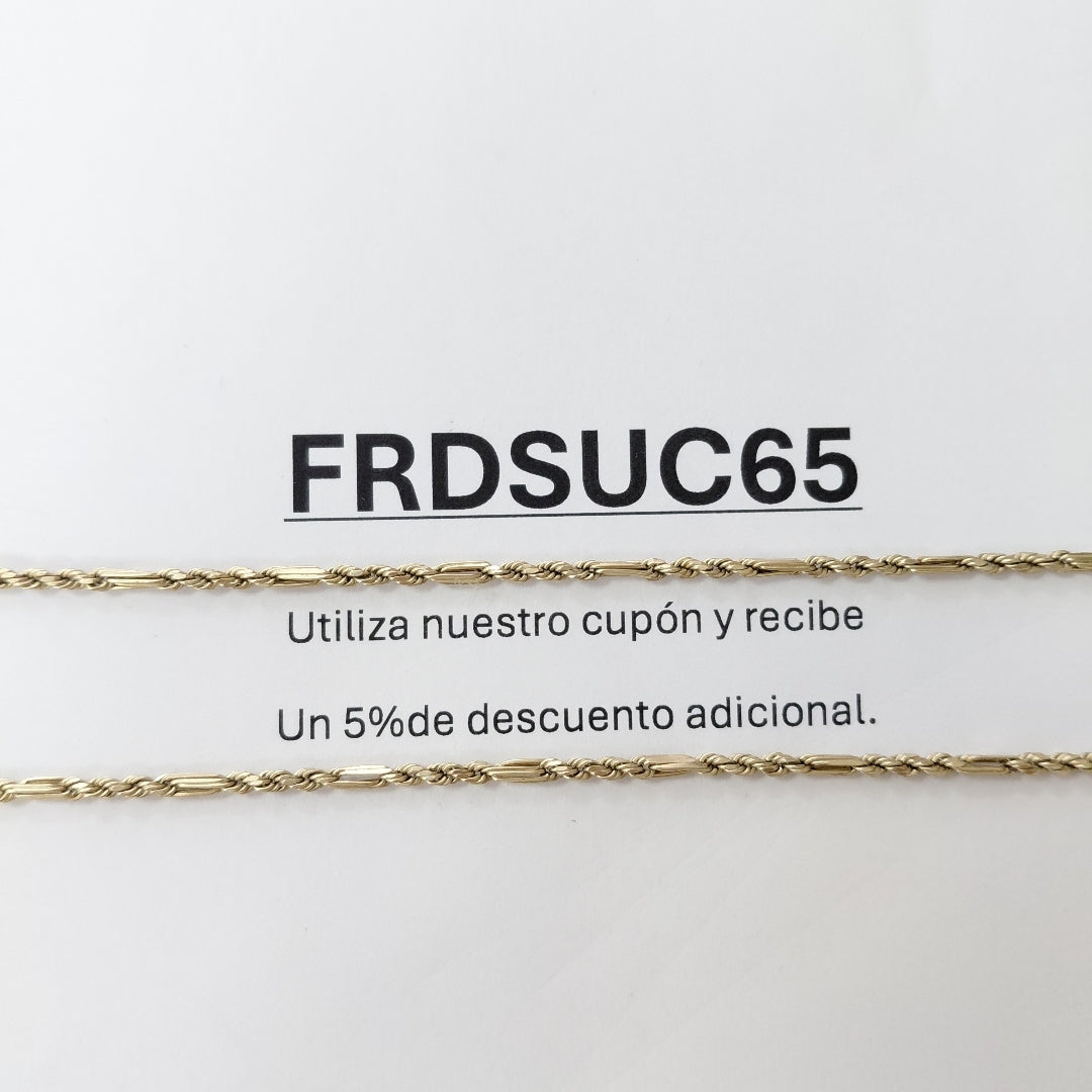 CADENA ORO 8 K 3.3 GRMS (SEMINUEVO)