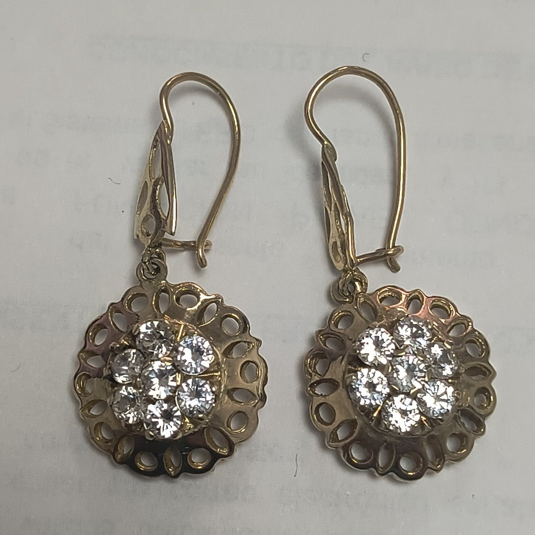 ARETES PAR ORO 10 K 5,80 GRMS (SEMINUEVO)