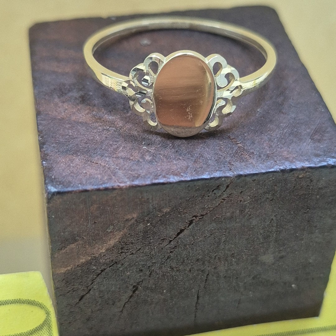 ANILLOS ANILLITO 10K TALLA 8 1 GR (NUEVO)