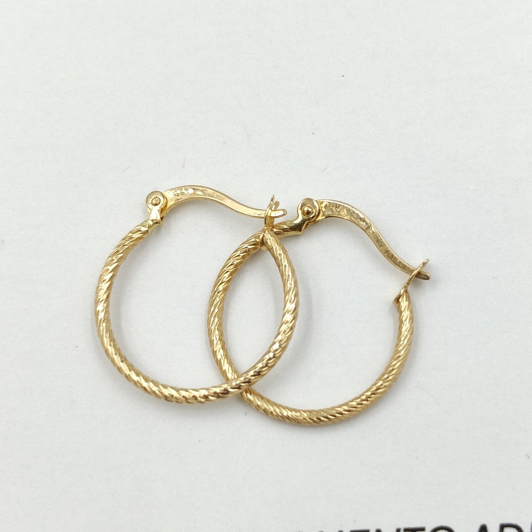 ARETES ARRACADAS 14K 1.1 GR (NUEVO)