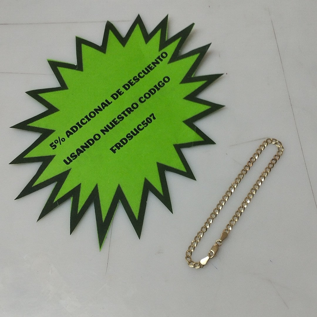 PULSERA ORO 14 K 3.7 GRMS (SEMINUEVO)