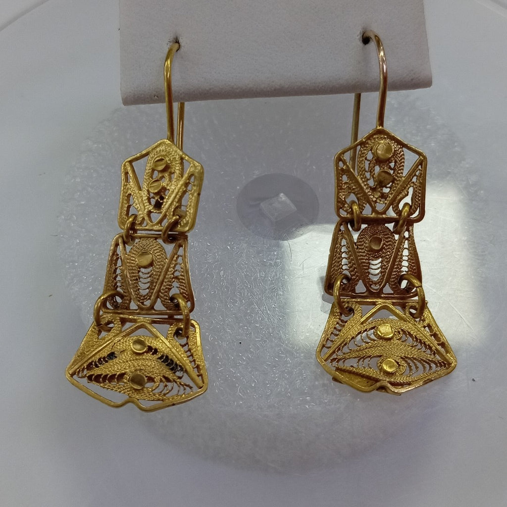 ARETES PAR ORO 8 K 3.5 GRMS (SEMINUEVO)