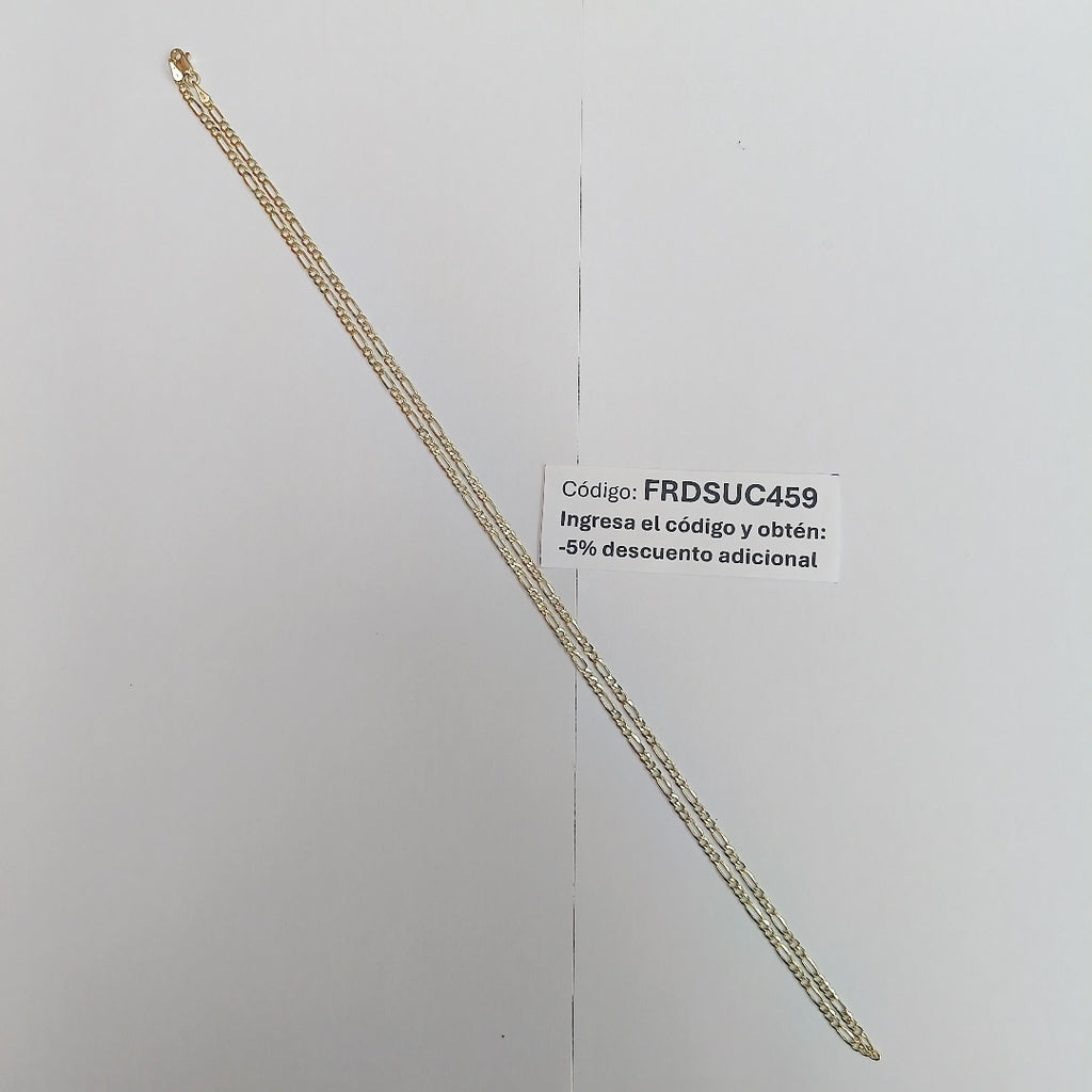CADENA 3X1 14K 60 CM 5.4 GR (NUEVO)