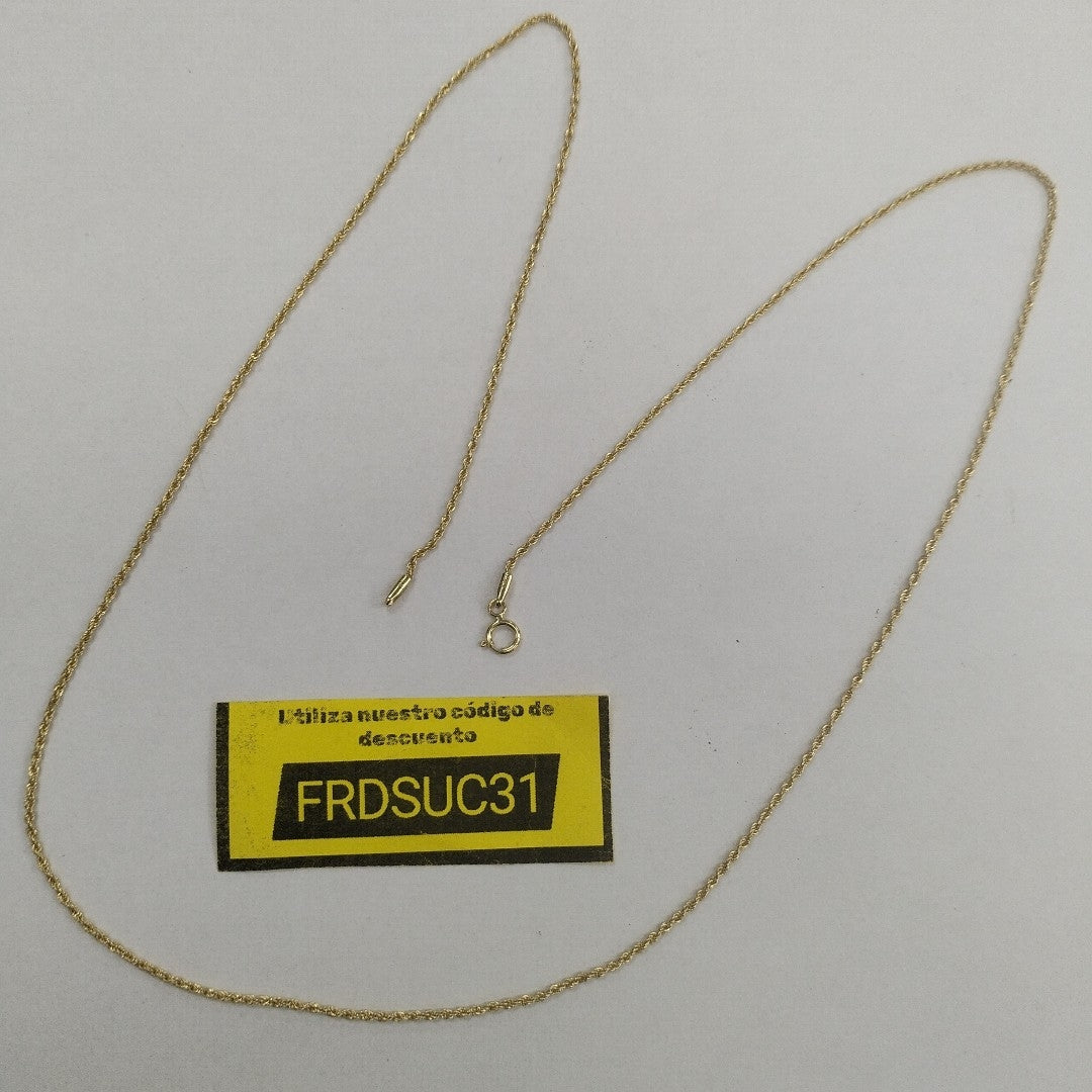 CADENA ORO 14 K 1,20 GRMS (SEMINUEVO)