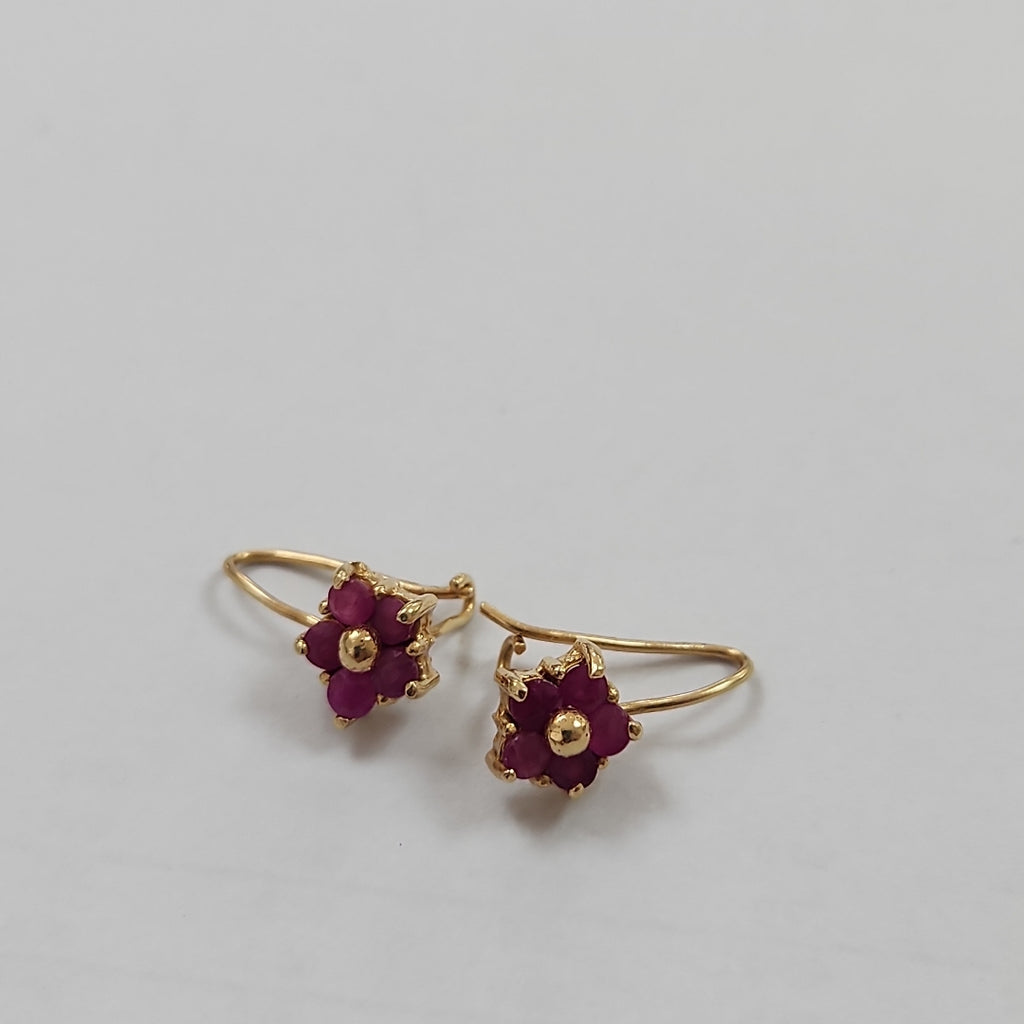 ARETES PAR ORO 14 K 1.8 GRMS (SEMINUEVO)
