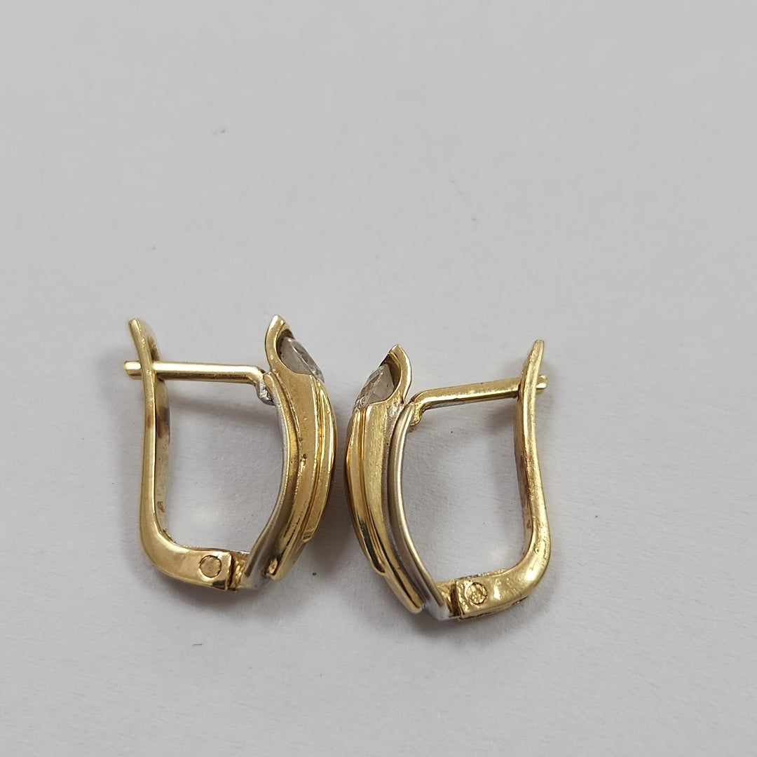 ARETES PAR ORO 14 K 3.4 GRMS (SEMINUEVO)