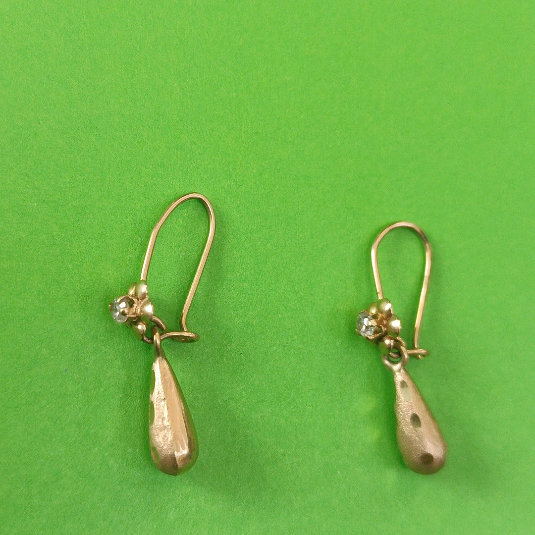 ARETES PAR ORO 14 K 1,40 GRMS (SEMINUEVO)