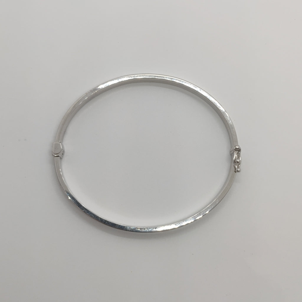 PULSERA RIGIDA ORO BLANCO 14 K 5.5 GRMS (SEMINUEVO)