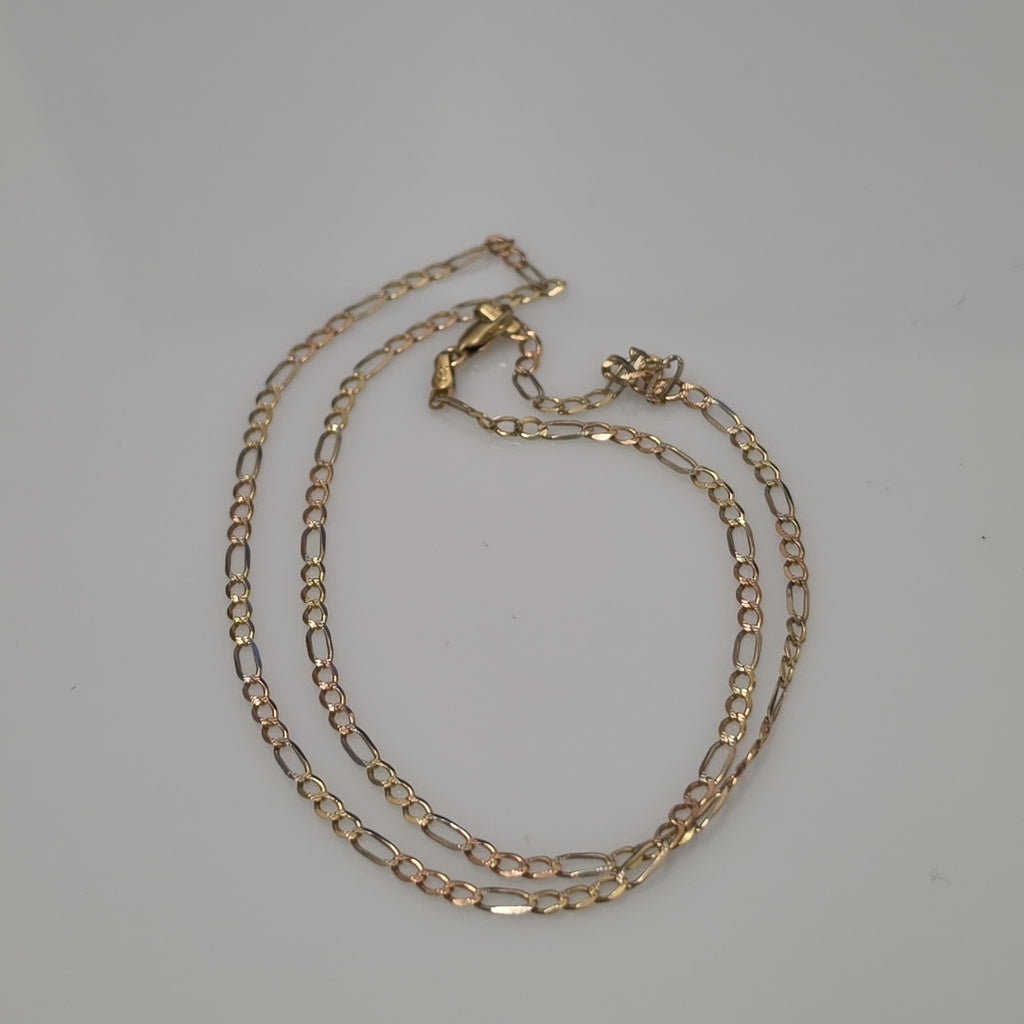 CADENA ORO COMBINADO 14 K 3,80 GRMS (SEMINUEVO)