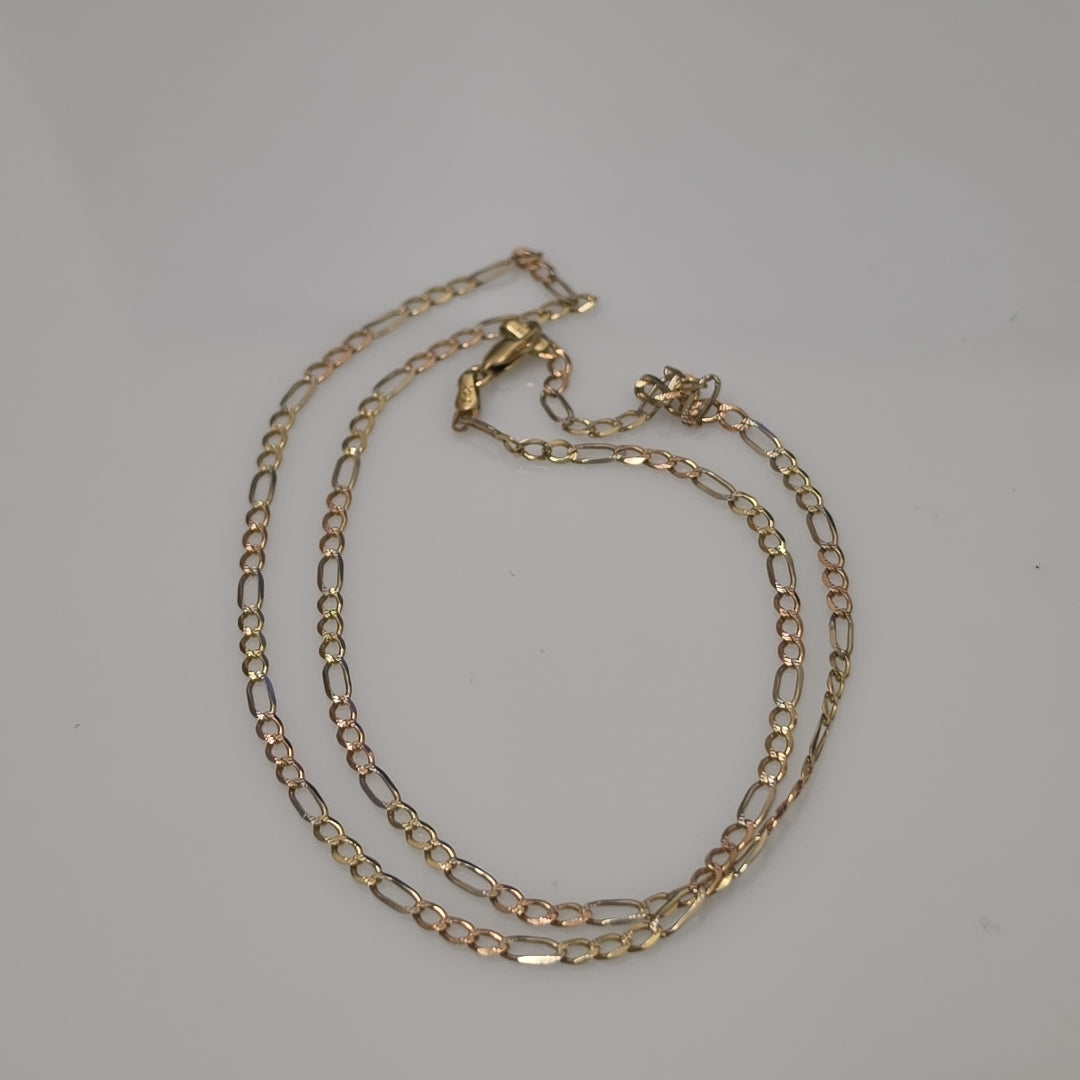 CADENA ORO COMBINADO 14 K 3,80 GRMS (SEMINUEVO)