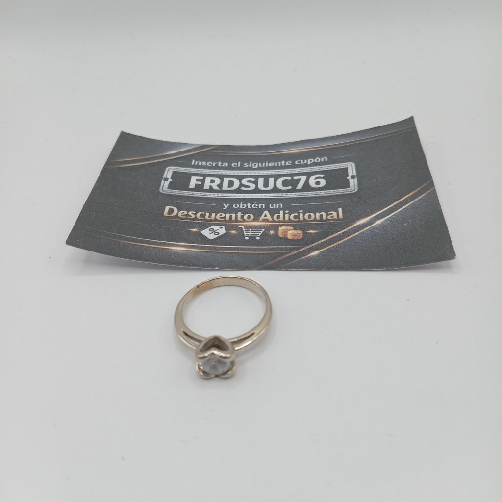ANILLITO ORO, ORO BLANCO 10 K 2.6 GRMS (SEMINUEVO)