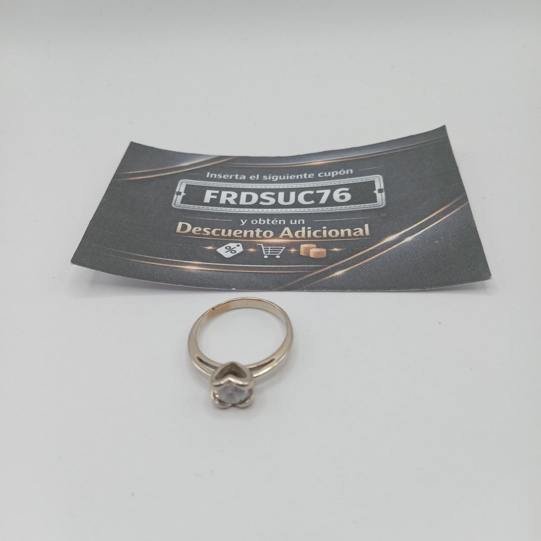 ANILLITO ORO, ORO BLANCO 10 K 2.6 GRMS (SEMINUEVO)