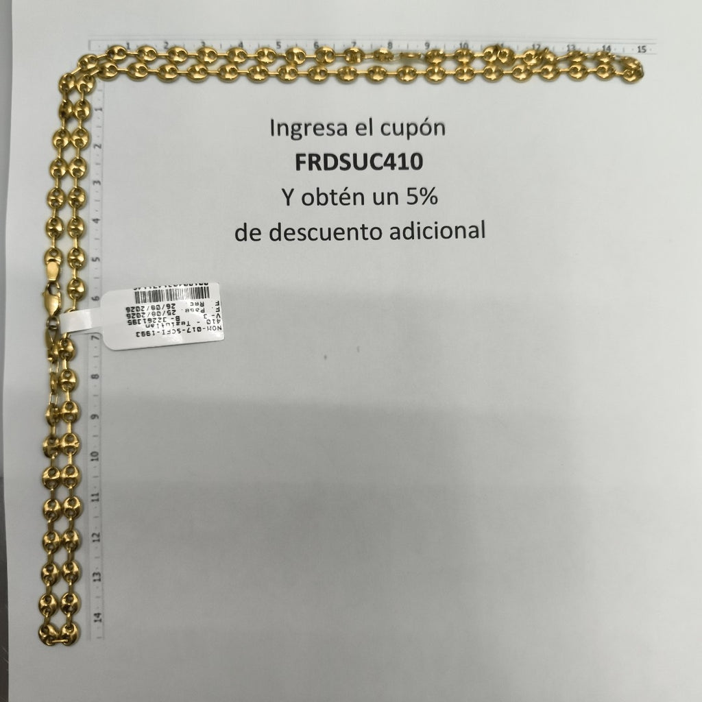 CADENA ORO 18 K 11.2 GRMS (SEMINUEVO)