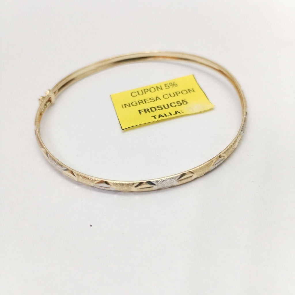 PULSERA RIGIDA ORO 10 K 4.4 GRMS (SEMINUEVO)