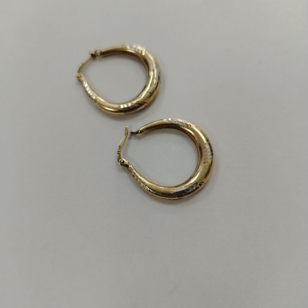 ARRACADAS PAR ORO 10 K 2 GRMS (SEMINUEVO)