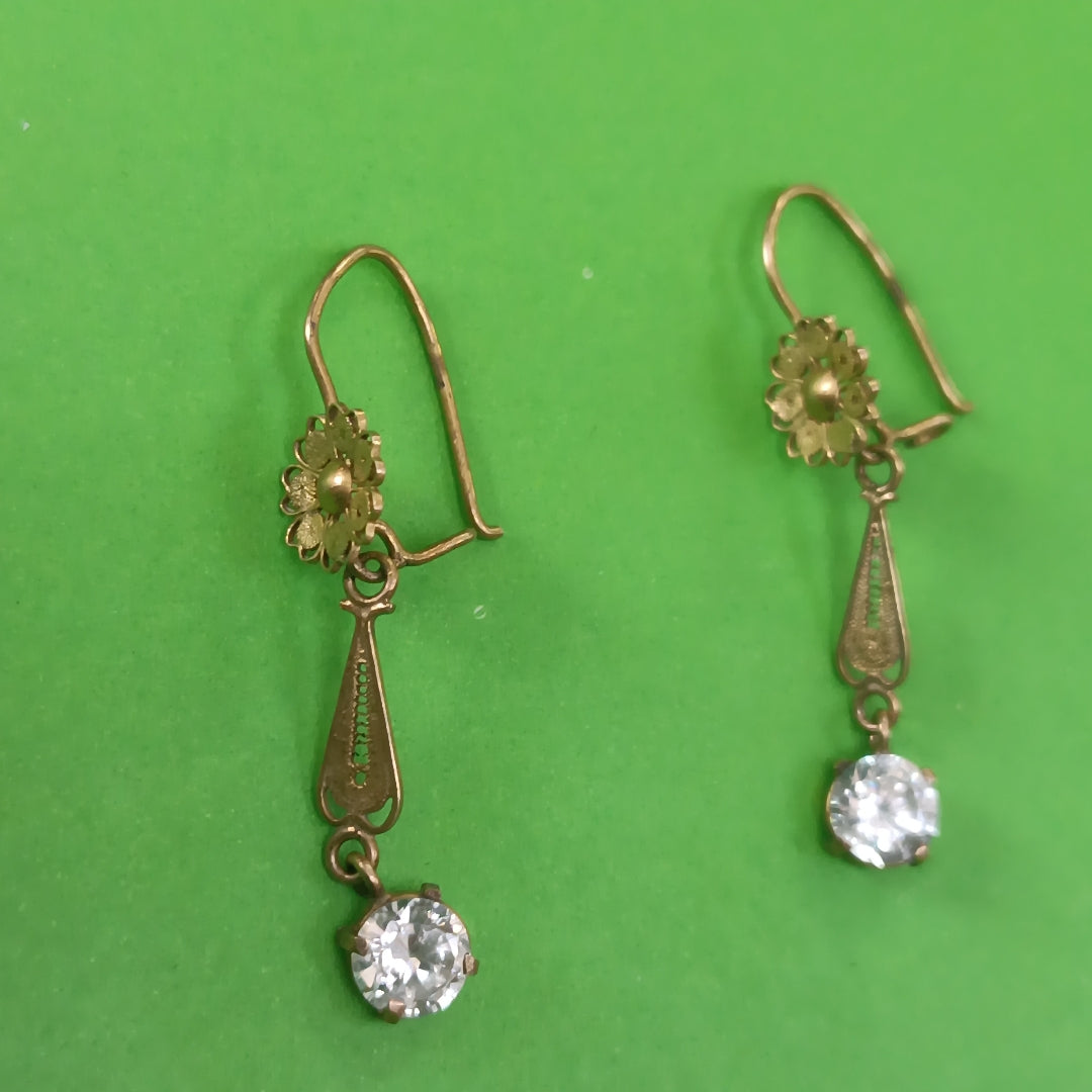 ARETES PAR ORO 8 K 2,30 GRMS (SEMINUEVO)