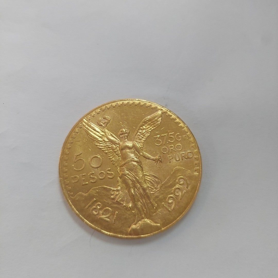 K1 41,60 GRMS 21 K IDENTIFICACIÓN MONEDA NOMINATIVA MONEDAS PESOS 50 PESOS (SEMINUEVO)