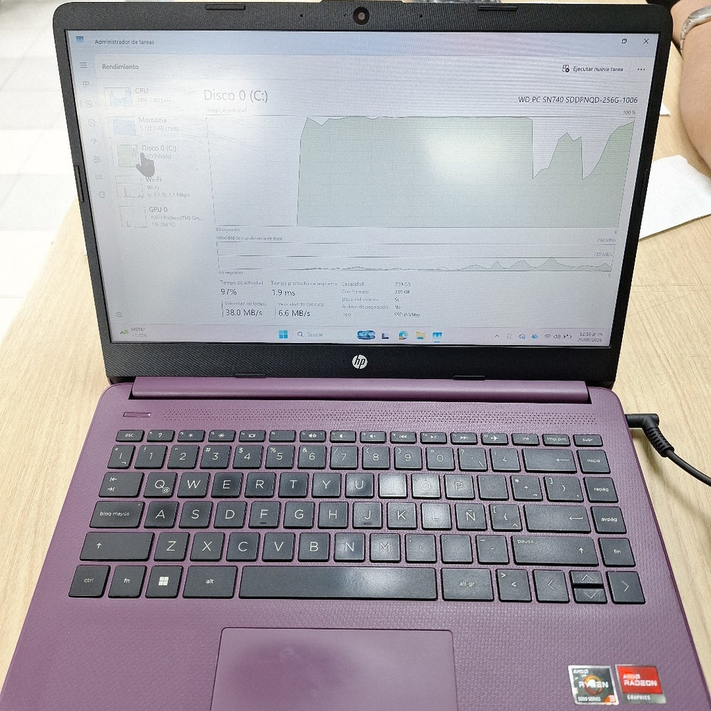 LAPTOP HP 14-FQ1005LA (2023) 256 GB SSD 8 GB RAM
