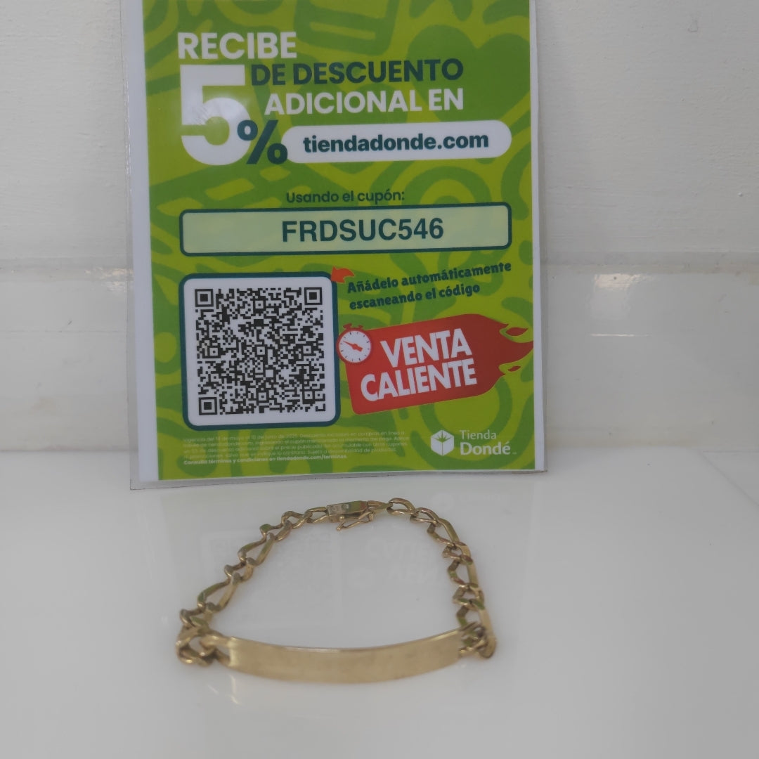 ESCLAVA ORO 14 K 22.5 GRMS (SEMINUEVO)
