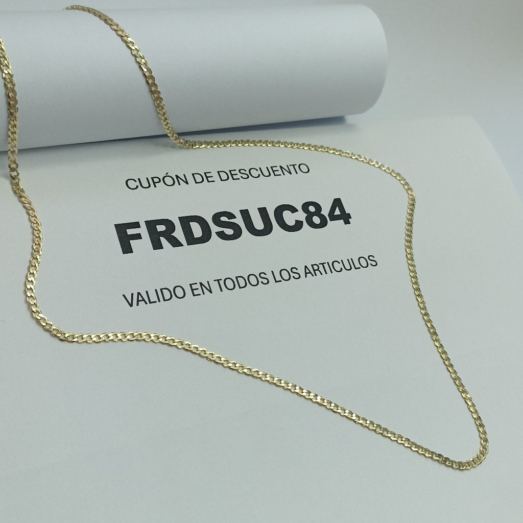 CADENA BARBADA 14K 55 CM 5.1 GR (NUEVO)