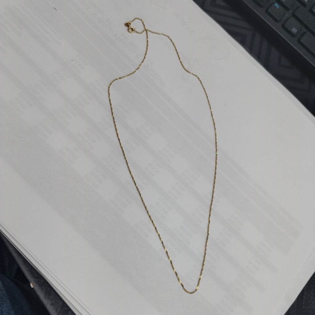 CADENA ORO 14 K 0.9 GRMS (SEMINUEVO)