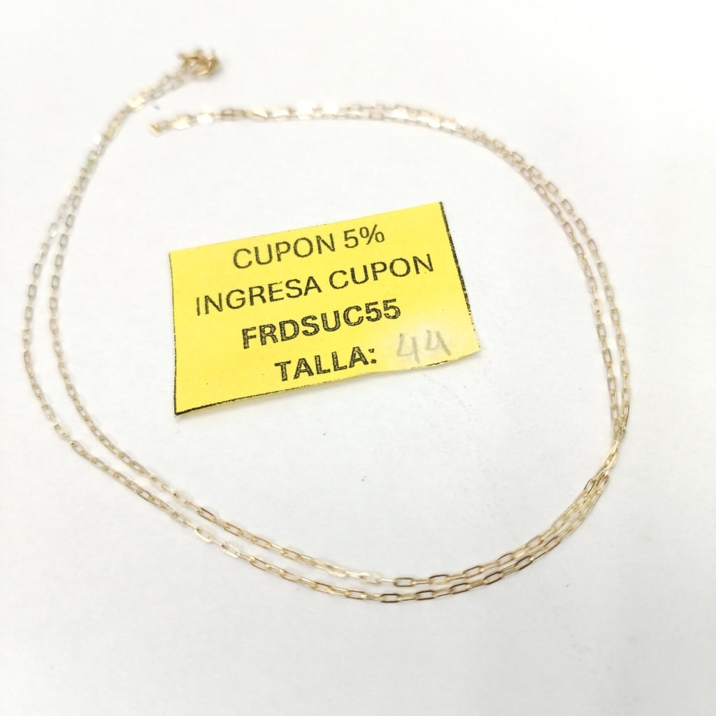 CADENA ORO 14 K 0,90 GRMS (SEMINUEVO)