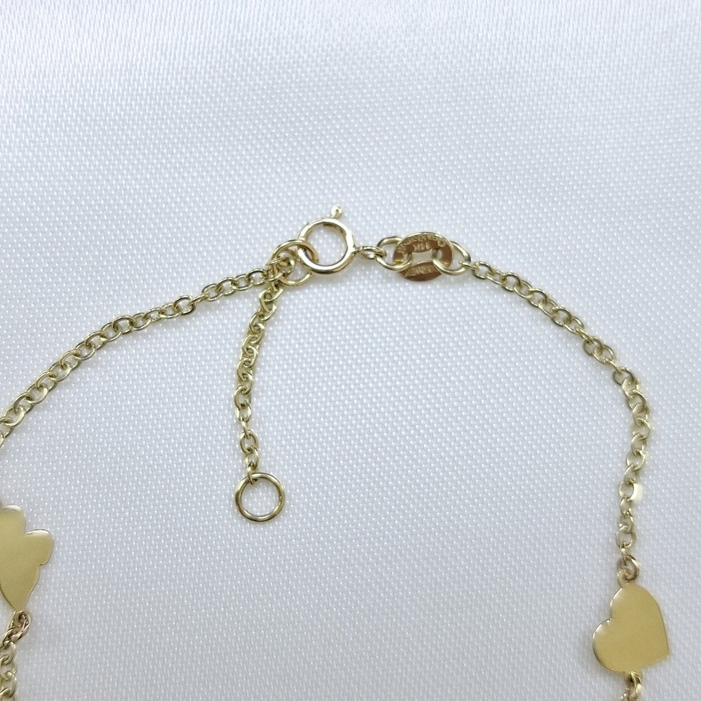 PULSERA ESPECIAL C FIGURAS 14K 18 CM 1.8 GR (NUEVO)
