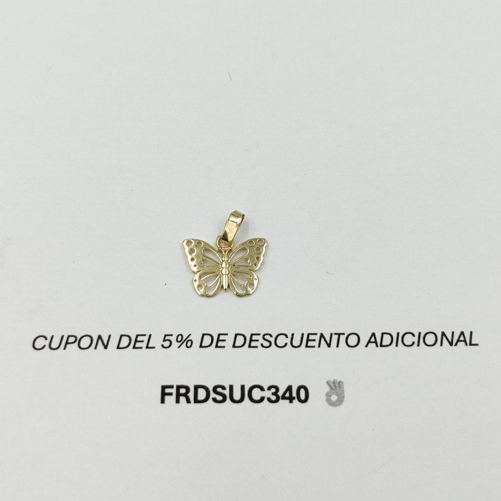 DIJE MARIPOSA 10K 0.8 GR (NUEVO)