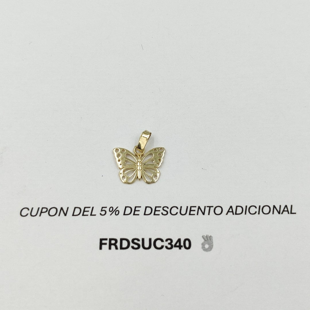 DIJE MARIPOSA 10K 0.8 GR (NUEVO)