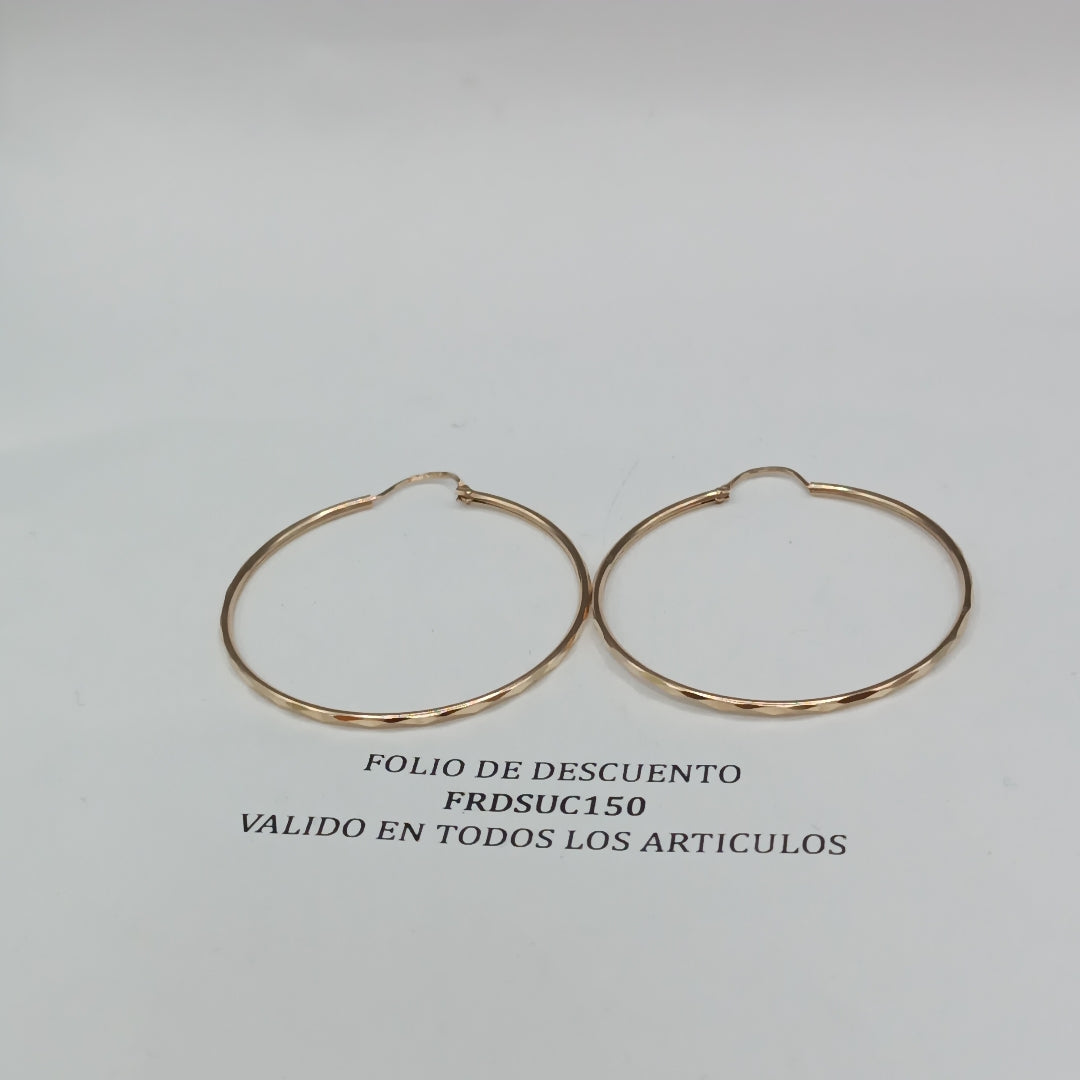 ARRACADAS PAR ORO 10 K 2,50 GRMS (SEMINUEVO)