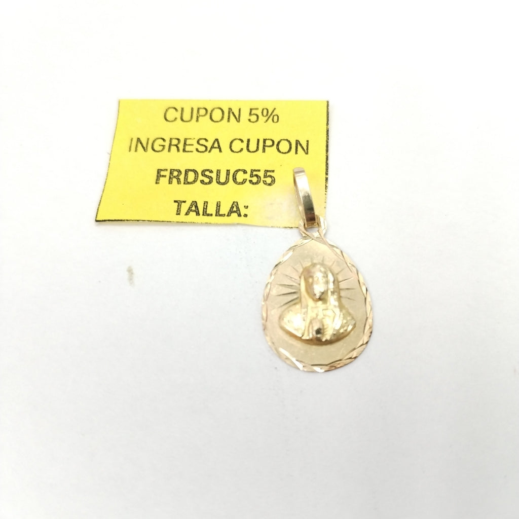 MEDALLA RELIGIOSA ORO 14 K 1,40 GRMS (SEMINUEVO)