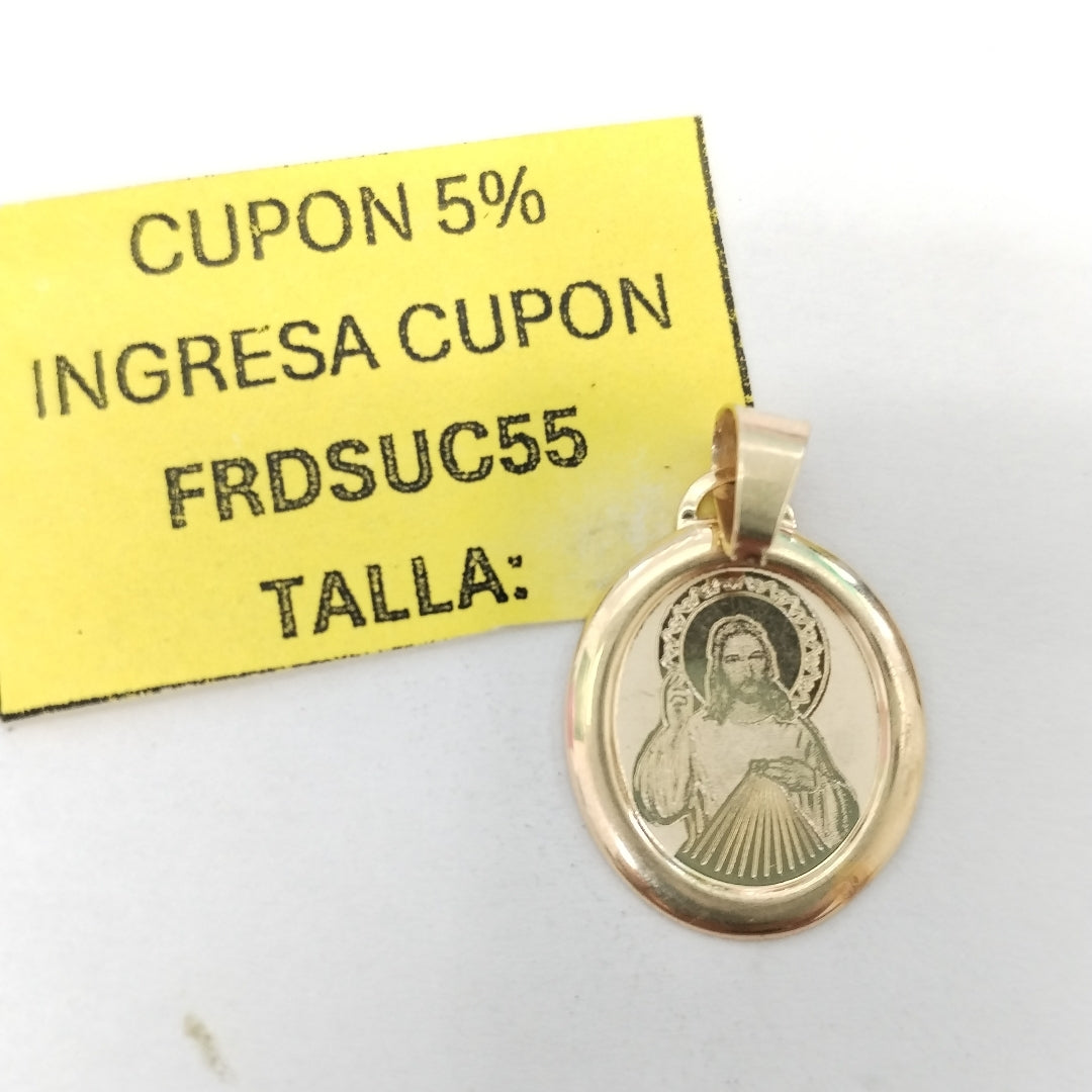 MEDALLA RELIGIOSA ORO 14 K 0,90 GRMS (SEMINUEVO)