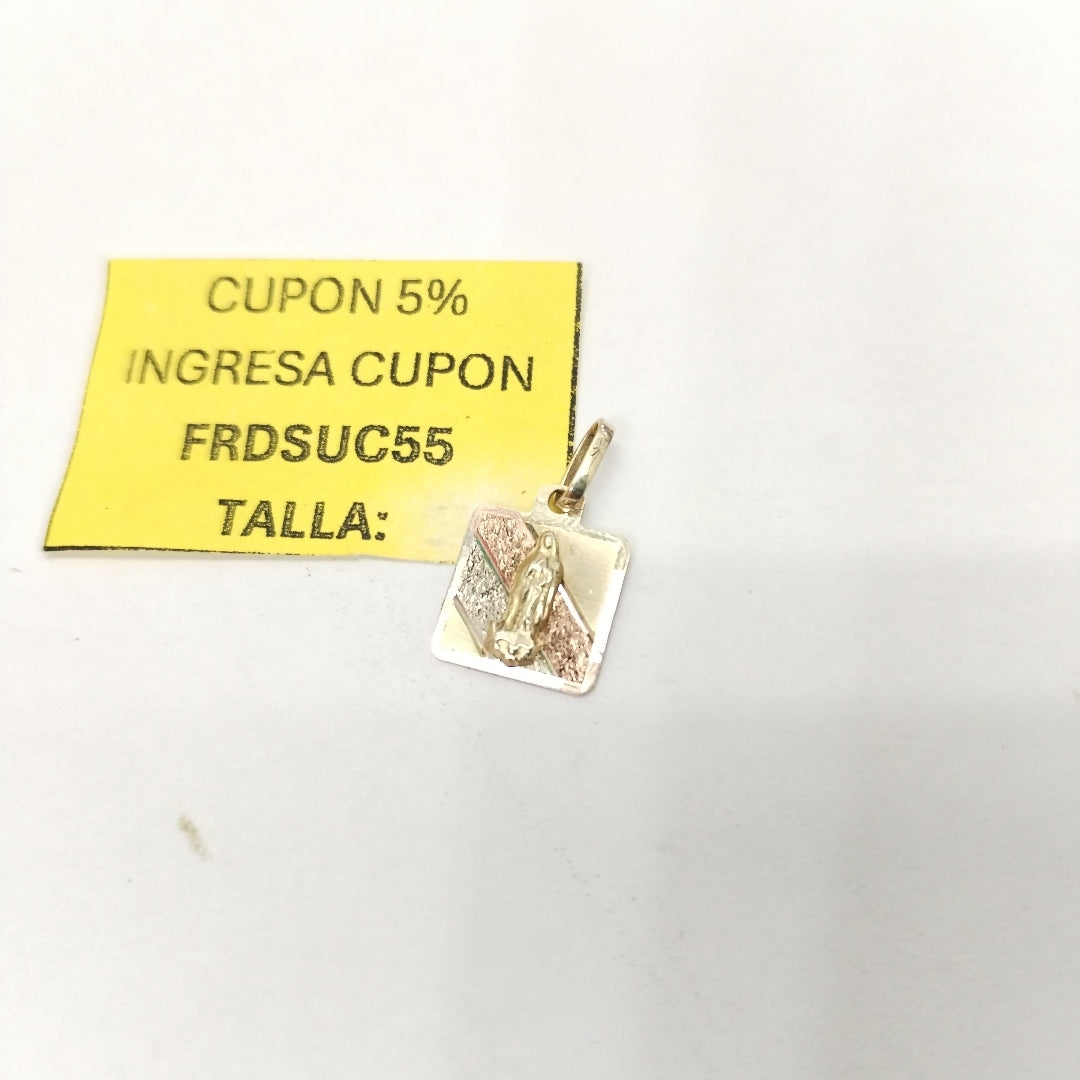 MEDALLA RELIGIOSA ORO 10 K 0,70 GRMS (SEMINUEVO)