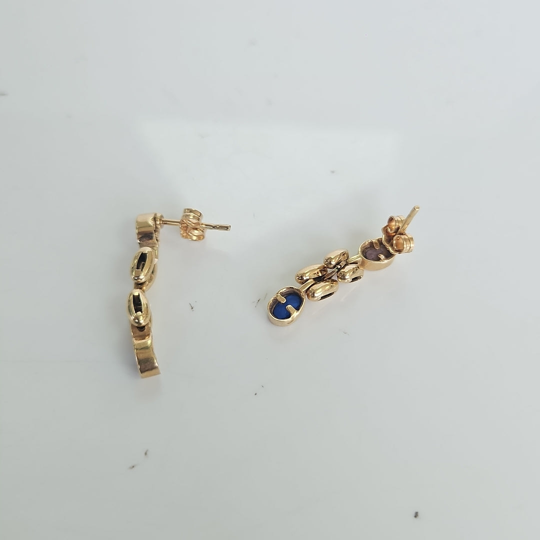 ARETES PAR ORO 14 K 3,50 GRMS (SEMINUEVO)
