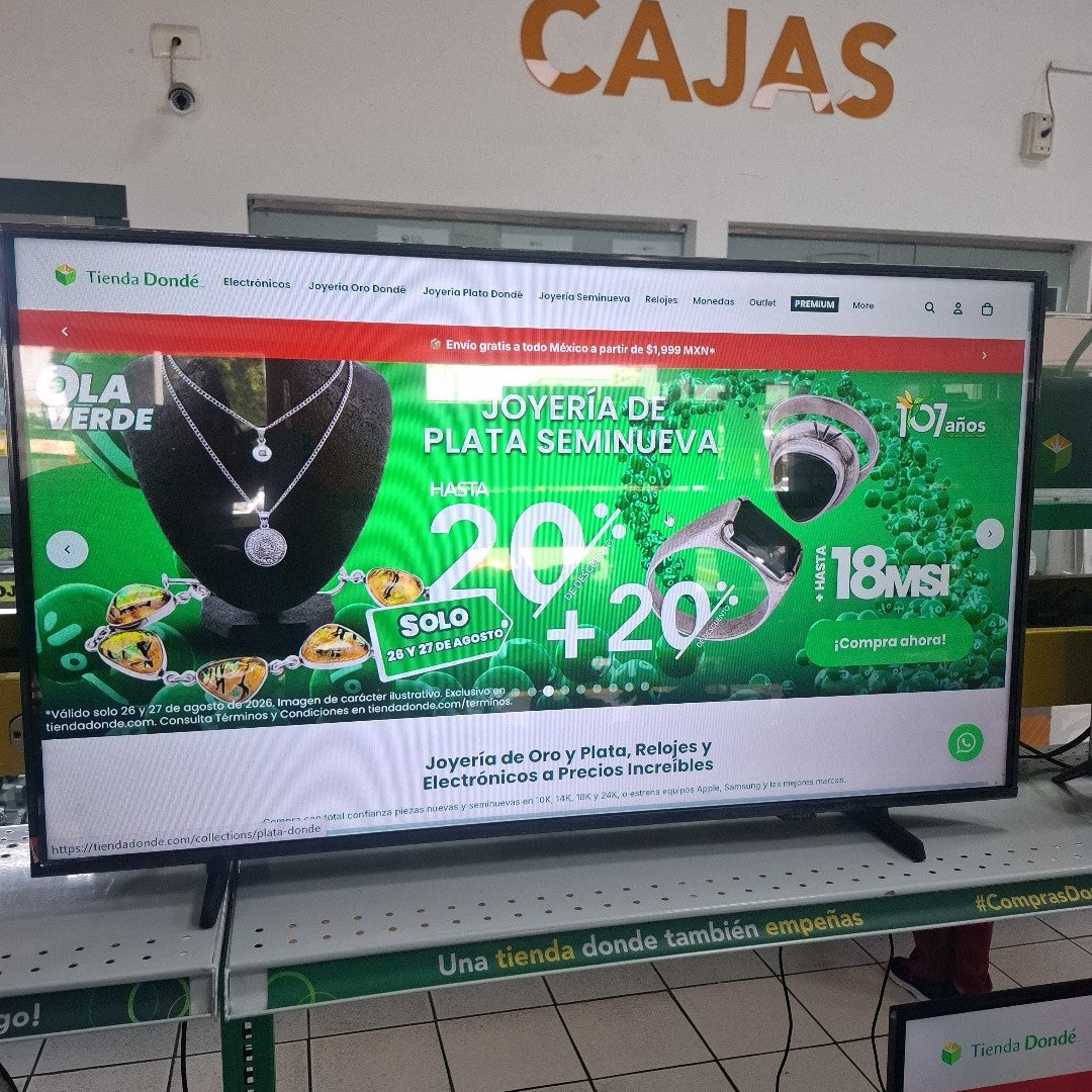 PANTALLA SAMSUNG UN40F6000FF (2025) 40" LED FHD (SEMINUEVO)