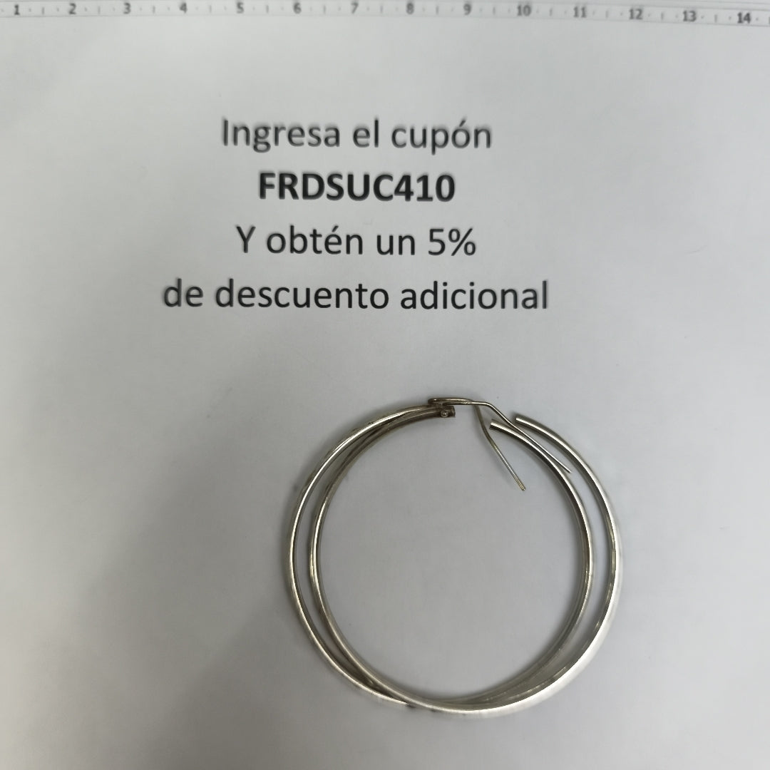 ARRACADAS PAR PLATA 4 GRMS (SEMINUEVO)