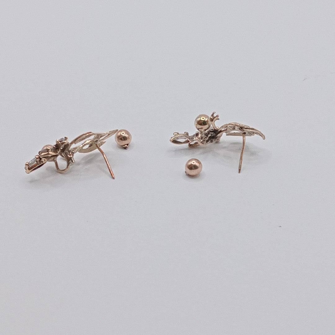 ARETES PAR ORO 8 K 1.7 GRMS (SEMINUEVO)