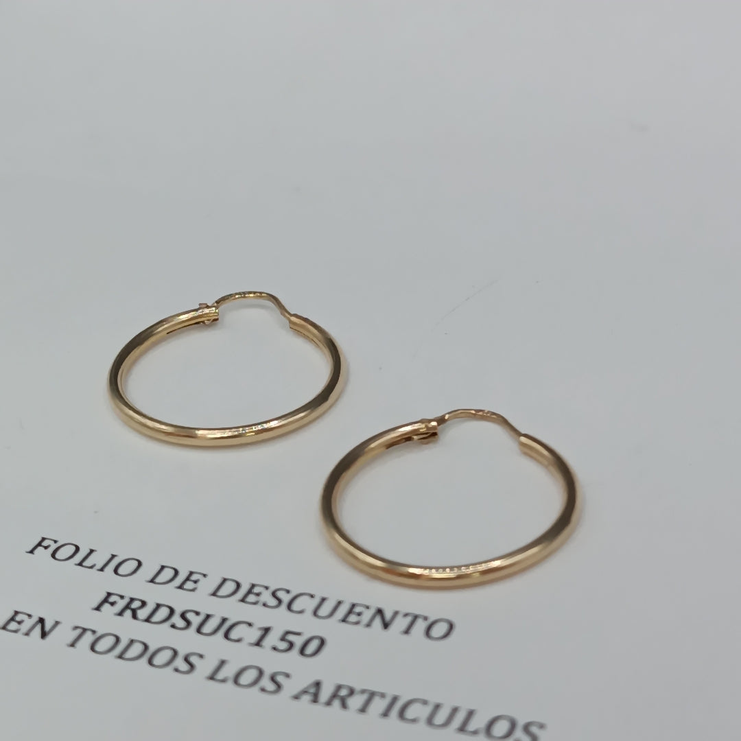 ARRACADAS PAR ORO 10 K 1.9 GRMS (SEMINUEVO)