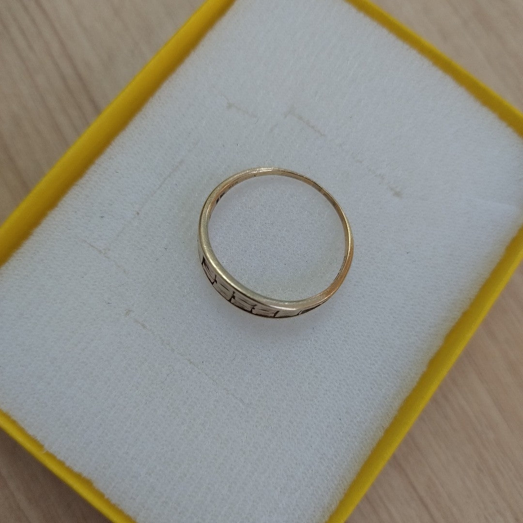 ANILLITO ORO COMBINADO 14 K 2,50 GRMS (SEMINUEVO)