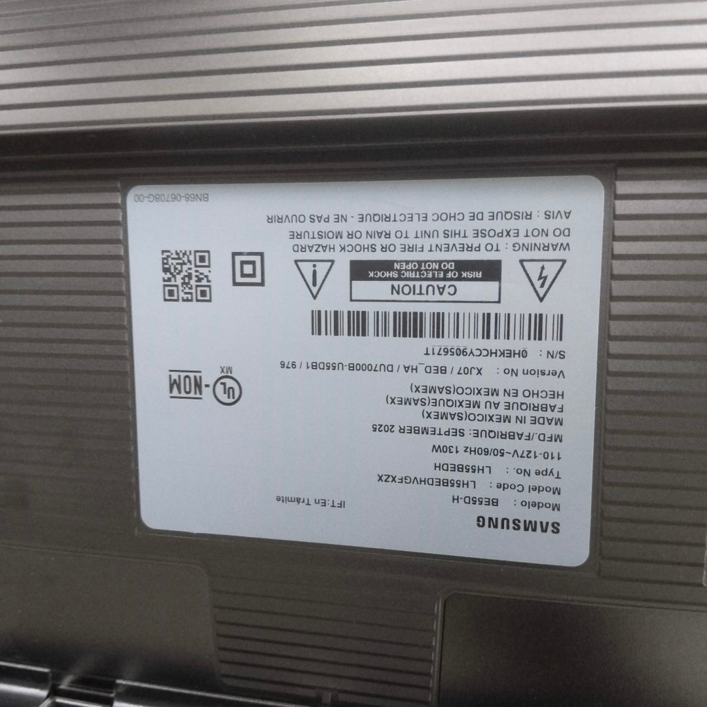 PANTALLA SAMSUNG BE55D-H (2025) 55" LED 4K (SEMINUEVO)