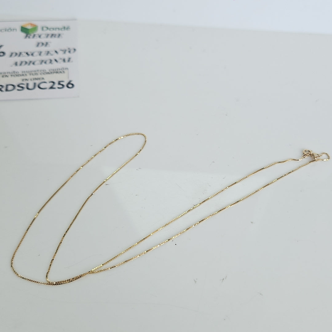 CADENA ORO 10 K 1.1 GRMS (SEMINUEVO)