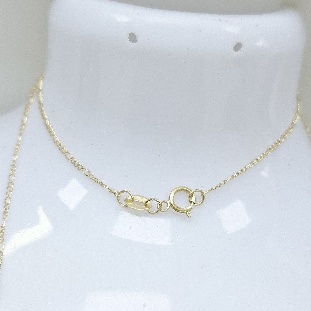 CADENAS TEJIDO 3X1 ORO 10K 55 CM 1.4 GR (NUEVO)