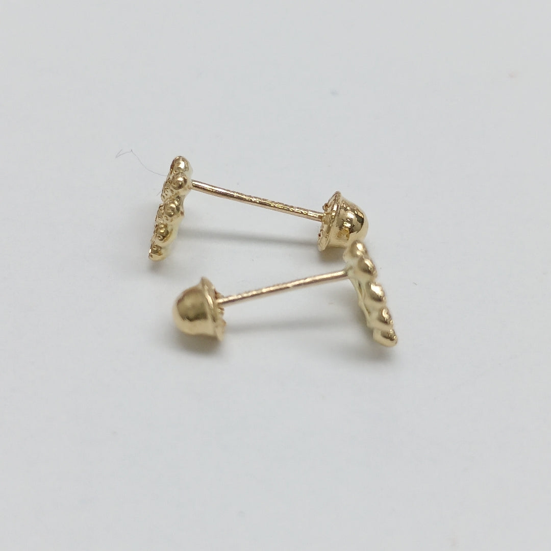 BROQUELES BROQUEL FIG CORAZON 14K 0.23 GR (NUEVO)