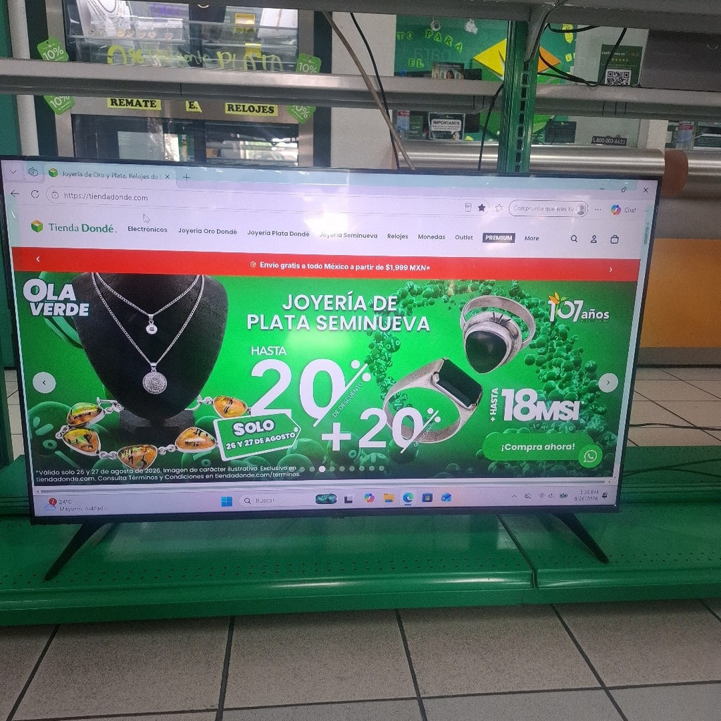 PANTALLA LG 55UA7300PSB (2025) 55" LED 4K (SEMINUEVO)