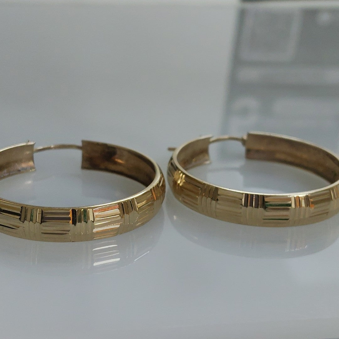 ARRACADAS PAR ORO 10 K 3.7 GRMS (SEMINUEVO)