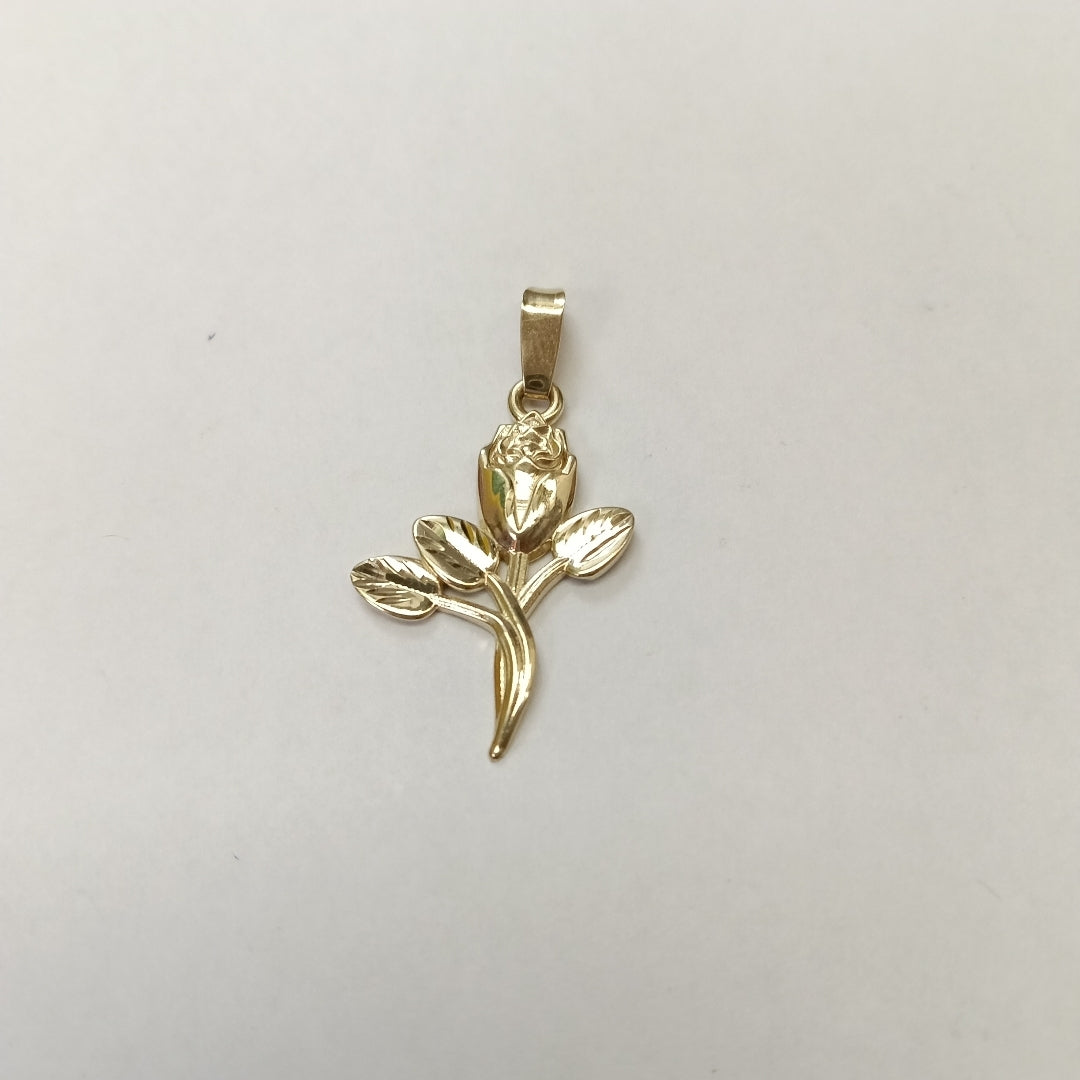 DIJE ROSA 10K 1.3 GR (NUEVO)