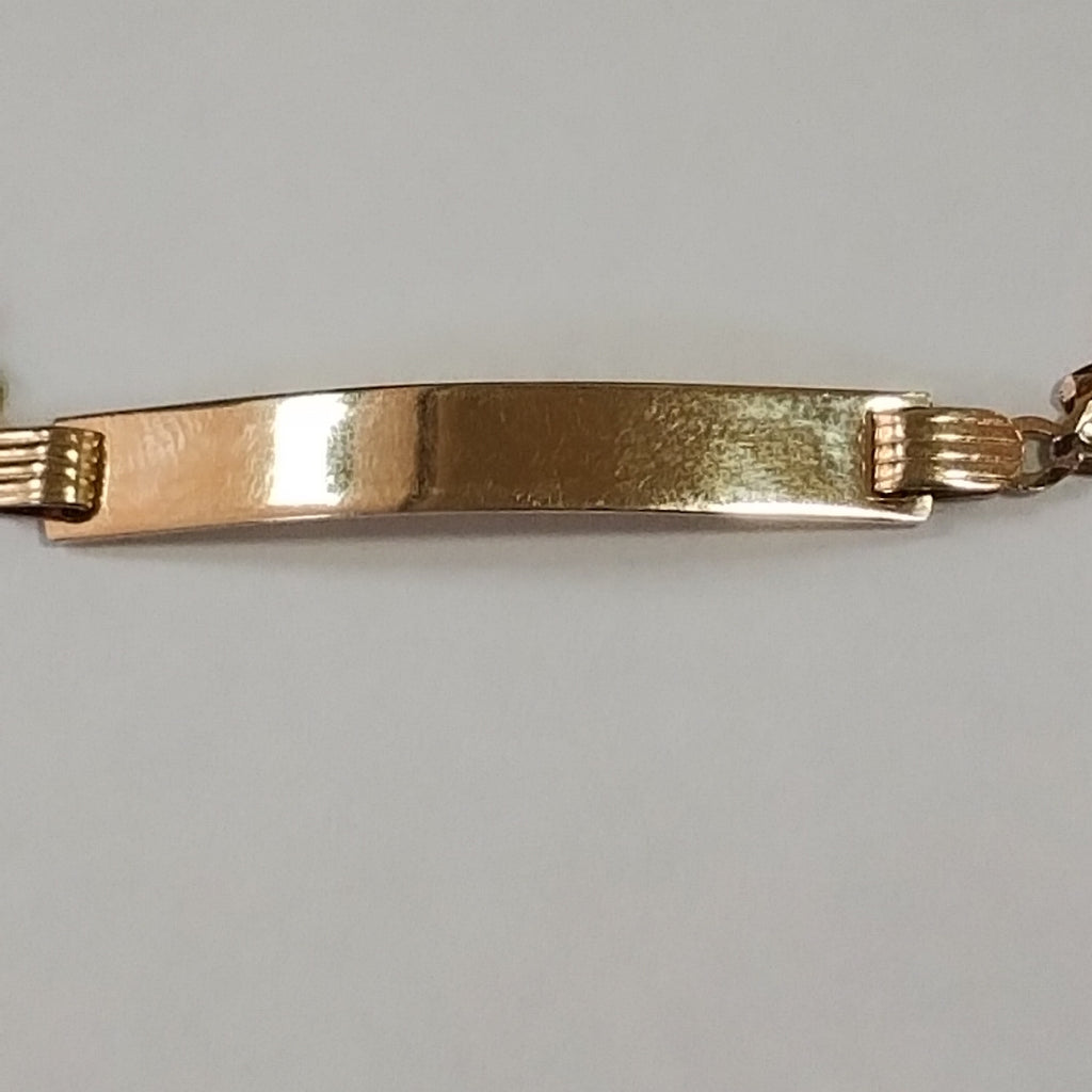 PULSERA ESCLAVA BARBADA 14K 16 CM 3.1 GR (NUEVO)