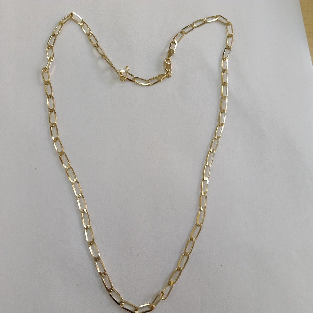 CADENA ESLABONES 14K 55 CM 9.8 GR (NUEVO)