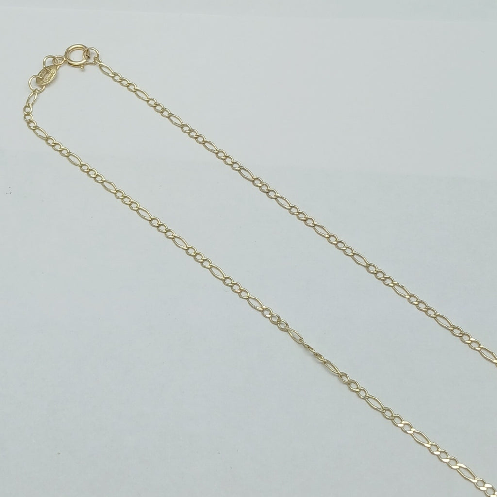 CADENAS TEJIDO 3X1 ORO 10K 55 CM 2.1 GR (NUEVO)